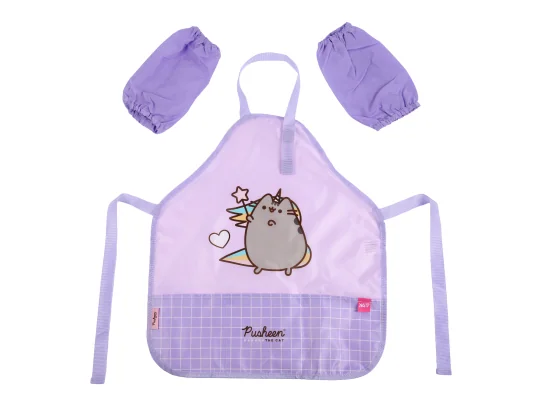 Фартук для творчества Yes Pusheen с нарукавниками купить в интернет магазине подарков ПраздникШоп
