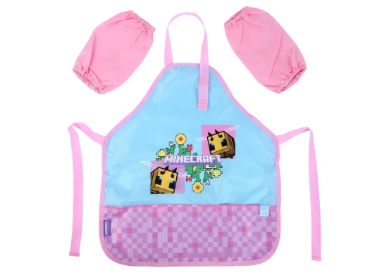 Фартук для творчества Yes Minecraft.Spring с нарукавниками купить в интернет магазине подарков ПраздникШоп