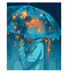 Картина по номерам SANTI Звезды под дождем 40*50см LED подсветка купить в интернет магазине подарков ПраздникШоп