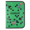 Папка факультативная пластиковая Yes Minecraft A4 на молнии с карманом