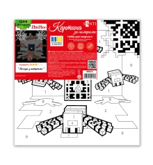 Картина по номерам SANTI Майнкрафт Пещера с пауками 25х25см купить в интернет магазине подарков ПраздникШоп