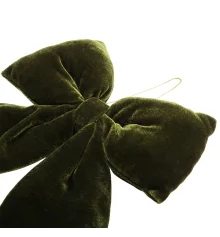 Украшение декоративное Yes! Fun Бант 24x18см темно-зеленый купить в интернет магазине подарков ПраздникШоп