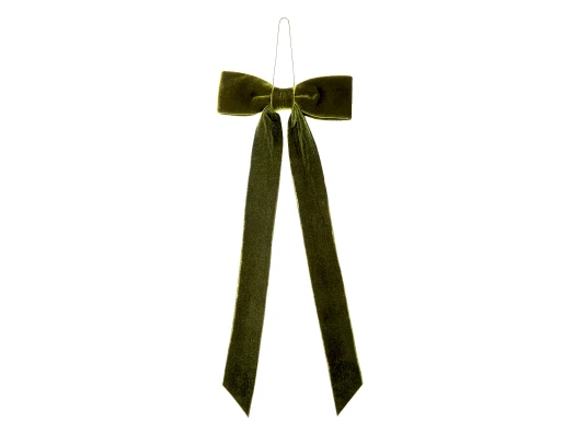 Украшение декоративное Yes! Fun Бант 38x16см темно-зеленый купить в интернет магазине подарков ПраздникШоп