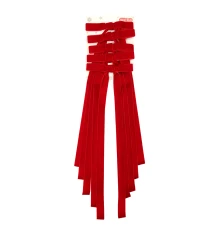 Набор украшений декоративных Yes! Fun Банты 36x12см бордо 5шт купить в интернет магазине подарков ПраздникШоп