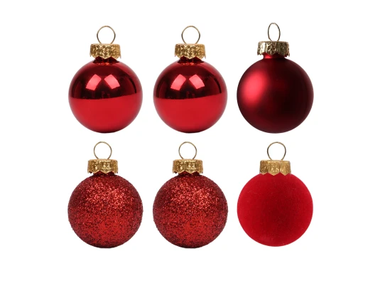 Набор новогодних шаров Yes! Fun пластик 8см купить в интернет магазине подарков ПраздникШоп