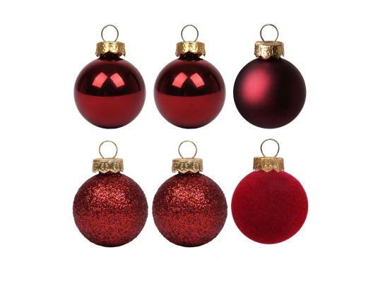 Набор новогодних шаров Yes! Fun пластик 8см купить в интернет магазине подарков ПраздникШоп