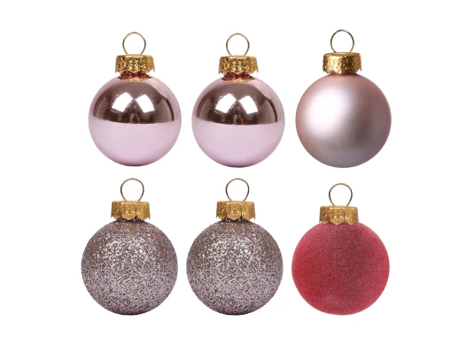 Набор новогодних шаров Yes! Fun пластик 8см купить в интернет магазине подарков ПраздникШоп