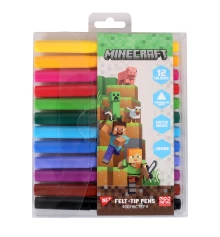 Фломастеры Yes Minecraft 12 цветов купить в интернет магазине подарков ПраздникШоп