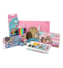 Набор канцелярии № 5 YES Pusheen 11 предметов купить в интернет магазине подарков ПраздникШоп