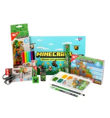 Набор канцелярии № 5 YES Minecraft 11 предметов купить в интернет магазине подарков ПраздникШоп