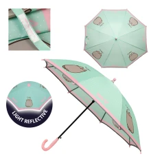 Зонт детский Yes Pusheen со светоотражающим кантом купить в интернет магазине подарков ПраздникШоп