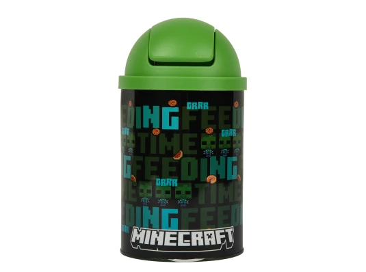 Контейнер настольный для мусора Yes Minecraft Time feeding металлический 10 х 18 см купить в интернет магазине подарков ПраздникШоп