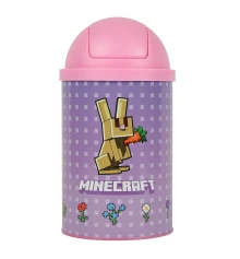 Контейнер настольный для мусора Yes Minecraft Spring металлический 10 х 18 см купить в интернет магазине подарков ПраздникШоп