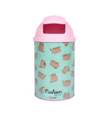 Контейнер настольный для мусора Yes Pusheen металлический 10 х 18 см купить в интернет магазине подарков ПраздникШоп