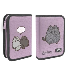 Пенал твердый Yes одинарный с двумя клапанами Pusheen Delicacy HP-04 купить в интернет магазине подарков ПраздникШоп