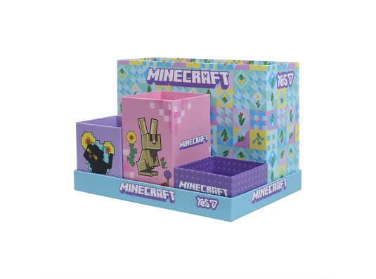 Настольный органайзер Yes Minecraft Spring картон купить в интернет магазине подарков ПраздникШоп