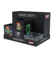 Набор органайзеров настольных Yes Minecraft 5 предметов картон купить в интернет магазине подарков ПраздникШоп