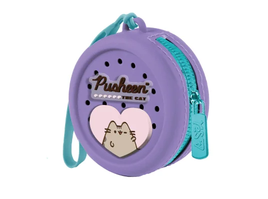 Кошелек силиконовый круглый Yes Pusheen Summer WS-2 купить в интернет магазине подарков ПраздникШоп