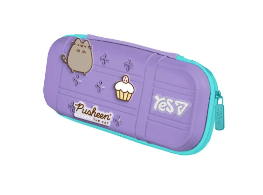 Пенал твердый с силиконовой панелью Yes Pusheen Summer PHS-4 купить в интернет магазине подарков ПраздникШоп