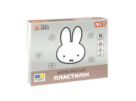 Пластилин Yes Miffy 16 цветов 320 г купить в интернет магазине подарков ПраздникШоп
