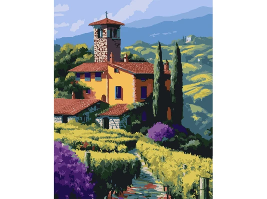 Картина по номерам SANTI Тоскана 40х50 см купить в интернет магазине подарков ПраздникШоп