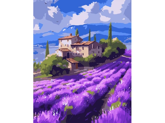 Картина по номерам SANTI Прованс 40х50 см купить в интернет магазине подарков ПраздникШоп