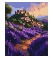 Картина по номерам SANTI Лаванда Прованса 40х50 см купить в интернет магазине подарков ПраздникШоп