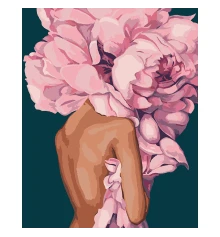 Картина по номерам SANTI Цветочная нежность 40х50 см купить в интернет магазине подарков ПраздникШоп