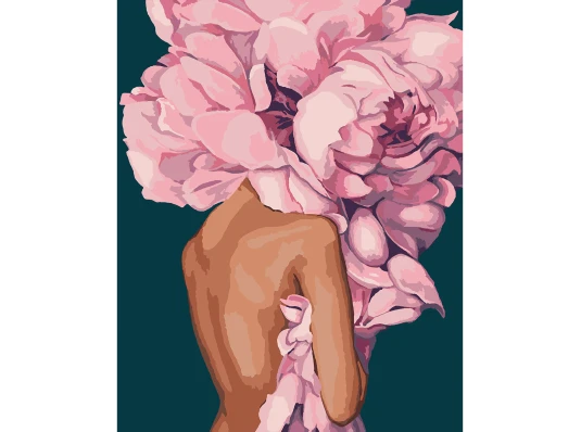 Картина по номерам SANTI Цветочная нежность 40х50 см купить в интернет магазине подарков ПраздникШоп