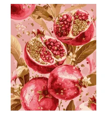 Картина по номерам SANTI Золотой гранат 40х50 см купить в интернет магазине подарков ПраздникШоп