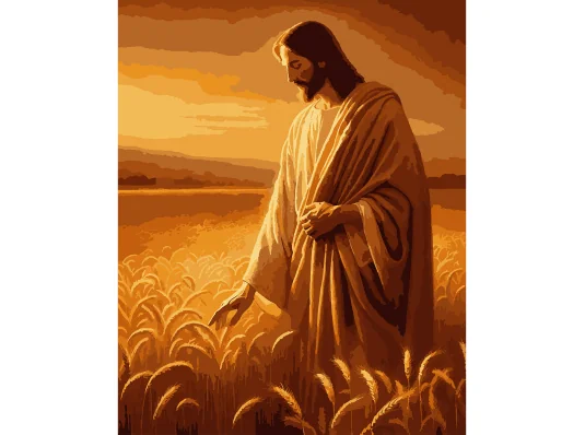 Картина по номерам SANTI Жатва веры 40х50 см купить в интернет магазине подарков ПраздникШоп