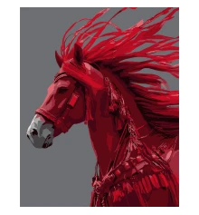 Картина по номерам SANTI Красная лошадь 40х50 см купить в интернет магазине подарков ПраздникШоп