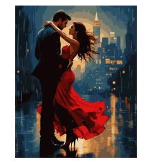 Картина по номерам SANTI Танцы в ночи 40х50 см купить в интернет магазине подарков ПраздникШоп