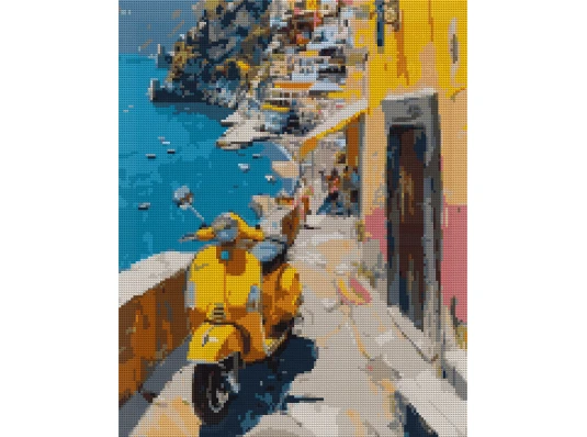 Алмазная мозаика SANTI Романтическое побережье 40х50 см на подрамнике купить в интернет магазине подарков ПраздникШоп