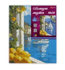 Алмазная мозаика SANTI Летний отпуск 40х50 см на подрамнике купить в интернет магазине подарков ПраздникШоп