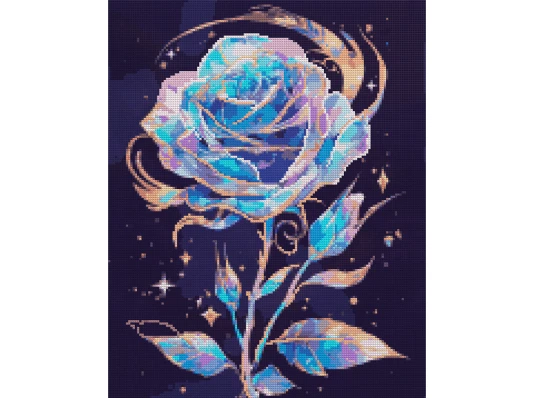 Алмазная мозаика SANTI Блестящая роза 40х50 см на подрамнике купить в интернет магазине подарков ПраздникШоп