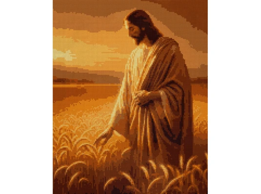 Алмазная мозаика SANTI Жатва веры 40х50 см на подрамнике купить в интернет магазине подарков ПраздникШоп