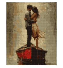 Алмазная мозаика SANTI Двое в лодке 40х50 см на подрамнике купить в интернет магазине подарков ПраздникШоп