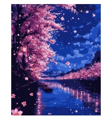 Картина по номерам SANTI Цветение сакуры 40х50 см LED подсветка купить в интернет магазине подарков ПраздникШоп
