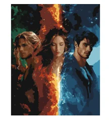 Картина по номерам SANTI Шипы и розы Между двумя стихиями 40х50 см LED подсветка купить в интернет магазине подарков ПраздникШоп