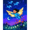 Картина за номерами SANTI Маленький мрійник 40х50 см LED підсвітка