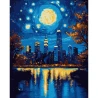 Картина за номерами SANTI Чарівне місто 40х50 см LED підсвітка