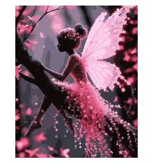 Картина по номерам SANTI Милая фея 40х50 см LED подсветка купить в интернет магазине подарков ПраздникШоп