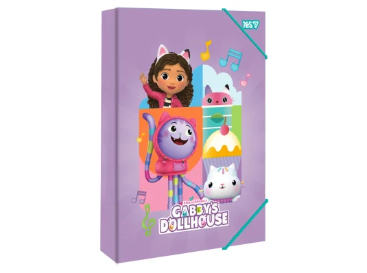 Папка Yes Gabby Dollhouse A4 картонная купить в интернет магазине подарков ПраздникШоп
