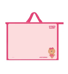 Папка портфель Yes Line Friends А3 с тканевыми ручками купить в интернет магазине подарков ПраздникШоп