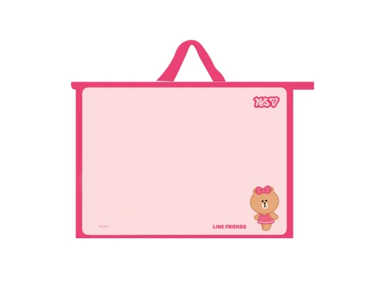 Папка портфель Yes Line Friends А3 с тканевыми ручками купить в интернет магазине подарков ПраздникШоп