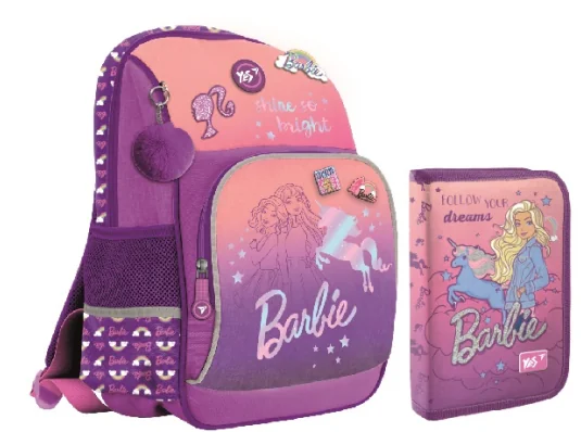 Школьный набор Yes S-60_Collection Barbie 2 предм. купить в интернет магазине подарков ПраздникШоп