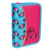 Пенал твердый 1Вересня одинарный без клапана HP-02  Heart, , бирюзовый