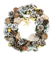 Венок Yes! Fun "Богема" d- 35см украшенный купить в интернет магазине подарков ПраздникШоп