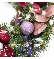 Венок Yes! Fun "Камелия" d-35см украшенный купить в интернет магазине подарков ПраздникШоп